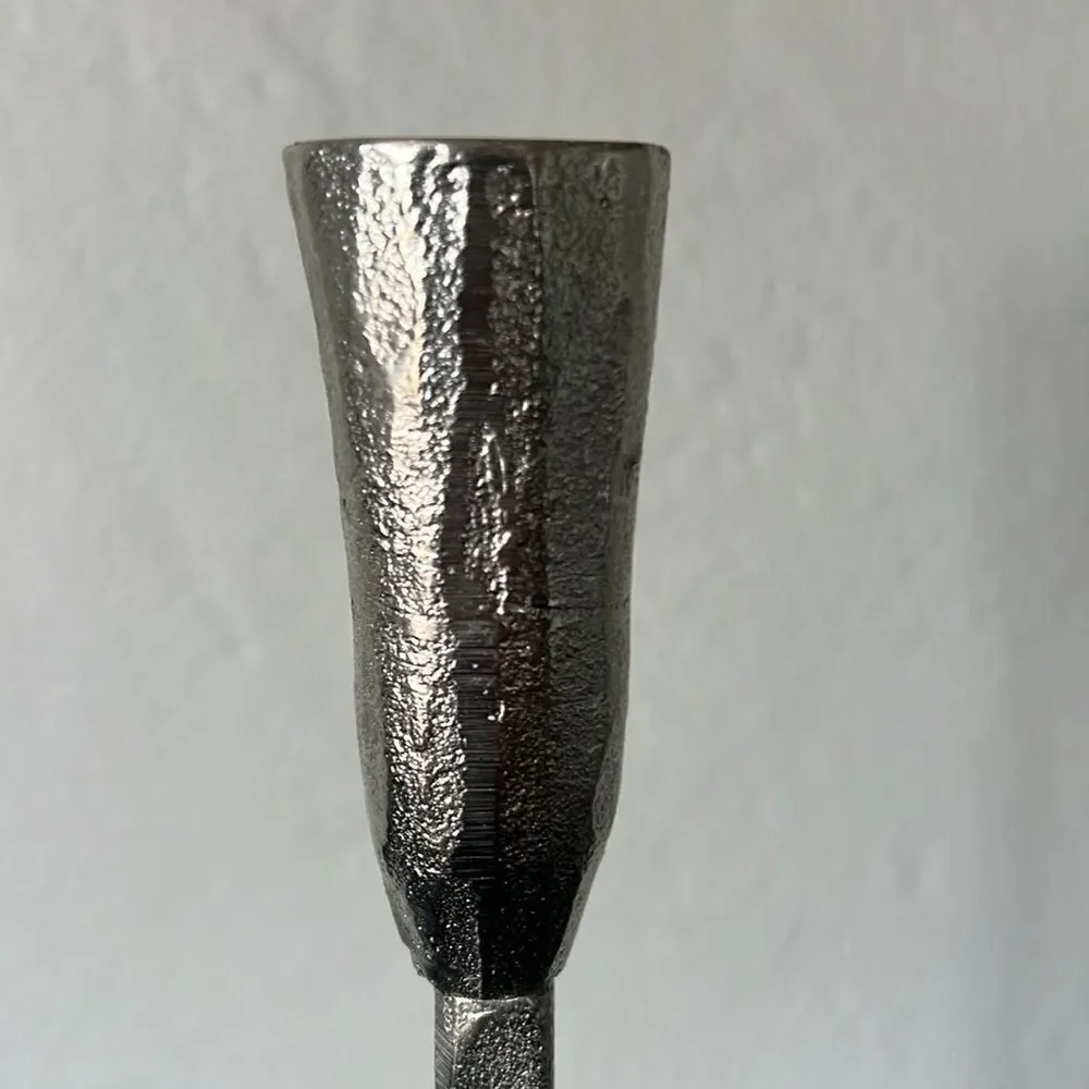 Pottery Barn Silver Candle Stick